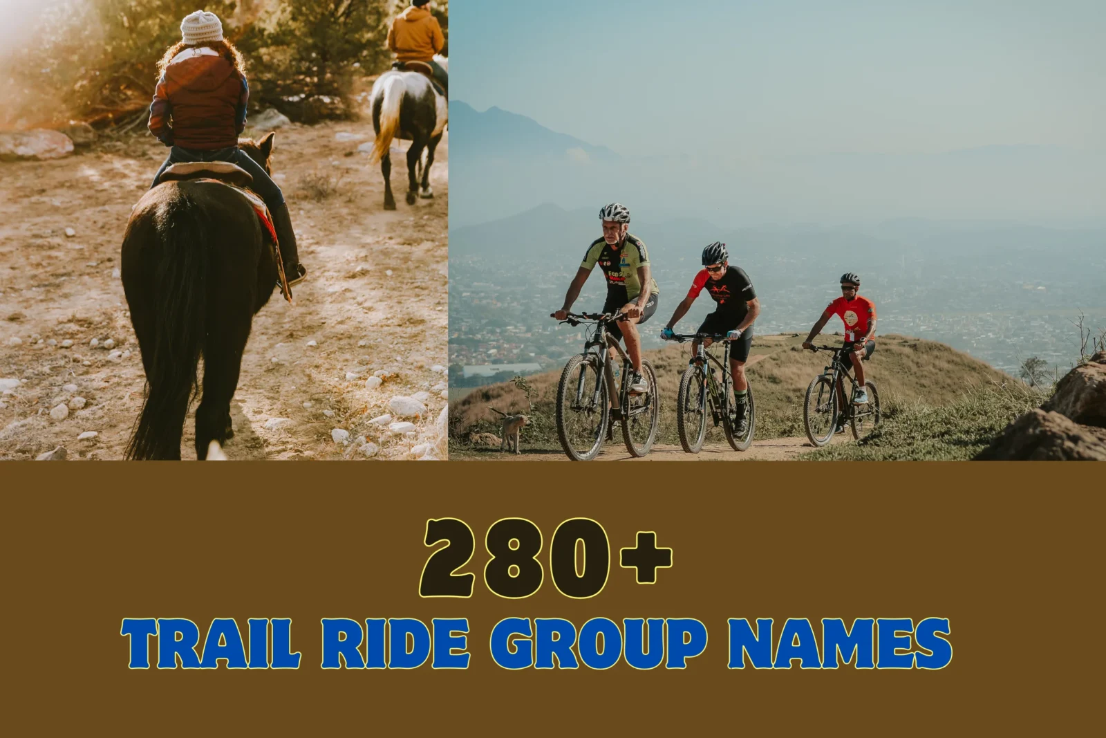 Trail Ride Group Names