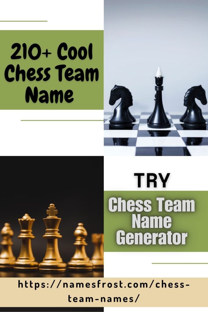 cool chess team names