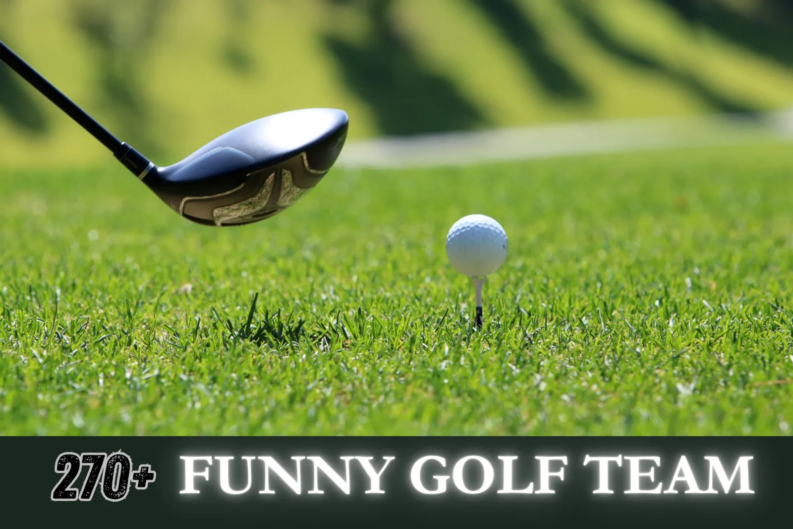 Funny Golf Team Names