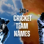 Cricket Team Names